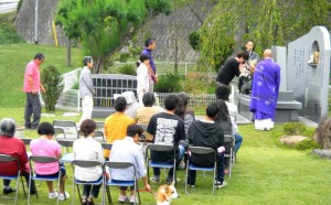 秋の合同供養祭の様子