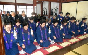 梅花流詠讃歌の奉詠