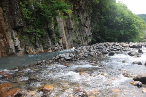 遠くに野々花が見えます