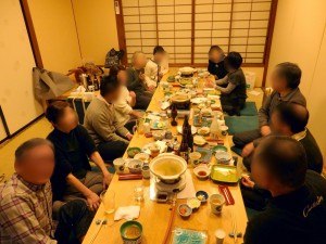 ワンちゃんの話題で盛り上がる