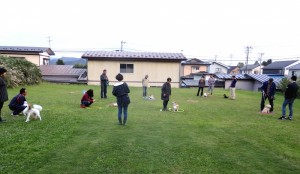 輪の中でオスワリするゲーム