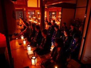 梅花講員による御詠歌の奉詠